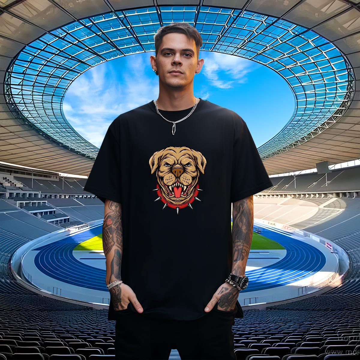 Cool Design Tshirt for Man Woman 100% Cotton 230g Street Casual dog Plus Size Cartoon Breathable Wholesale Man T Shirts Tops Tees