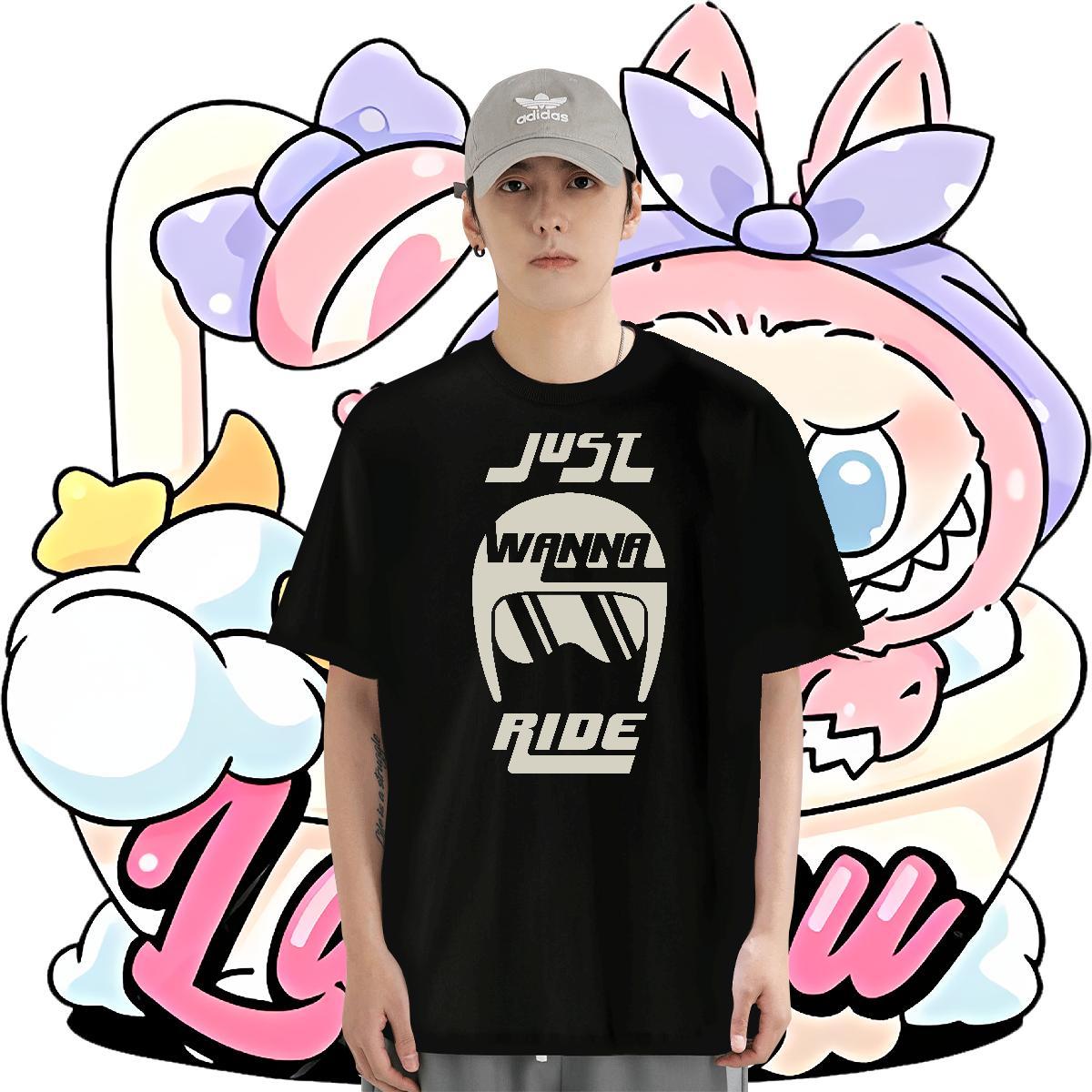 Wholesale Men Tops Tees 100% Cotton 230g Street wear Hip Hop letter Plus Size Custom Pure Cotton 2024 Designer T shirt Clothes