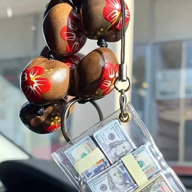 Unique Handmade Mini Money Bag Keychain Perfect GiftL240729