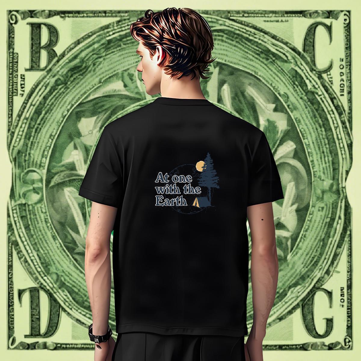 Popular Men Tshirts 230g 100% Cotton Sport letter DIY Anime O-Neck Short Sleeve Classic T Shirt For Man Tee Shirt