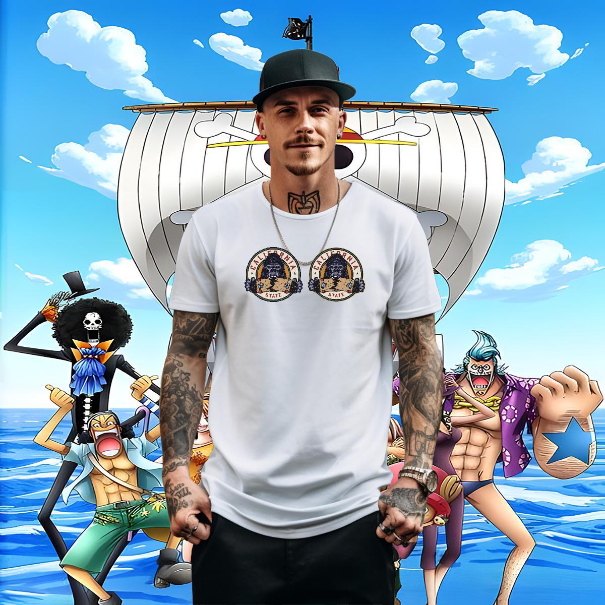 Soft Couples T Shirts 230g Pure Cotton Casual Beach chimpanzee DIY O Neck Short Sleeves New Designer Man T Shirts Tees
