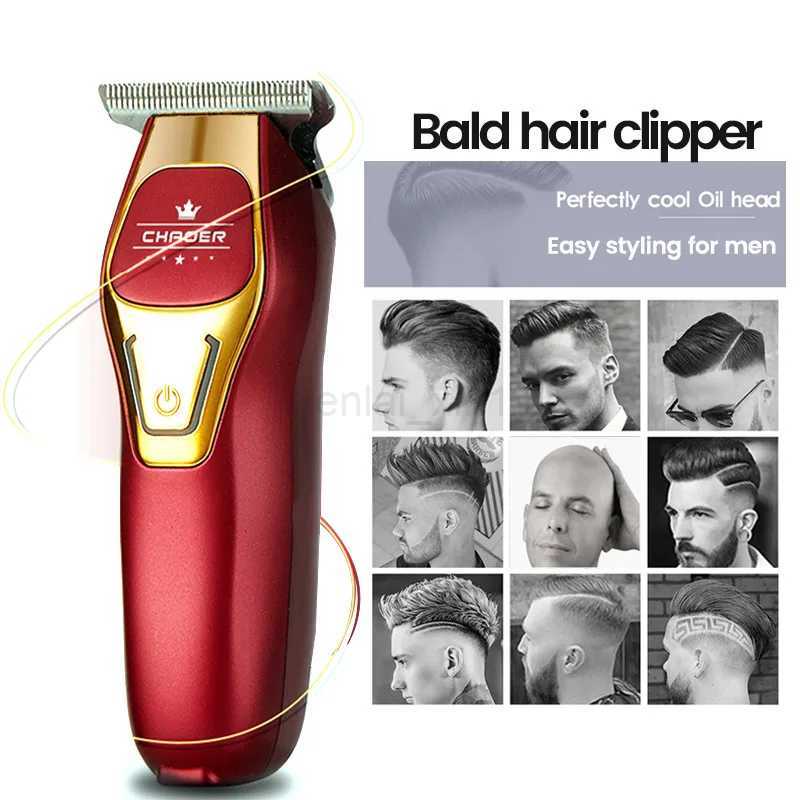 CHAOER Powerful Professional Hair Trimmer Men 0 MM T Blade Electric Clipper Rechargeable Barber Haircut ShaverY240729 - view 3