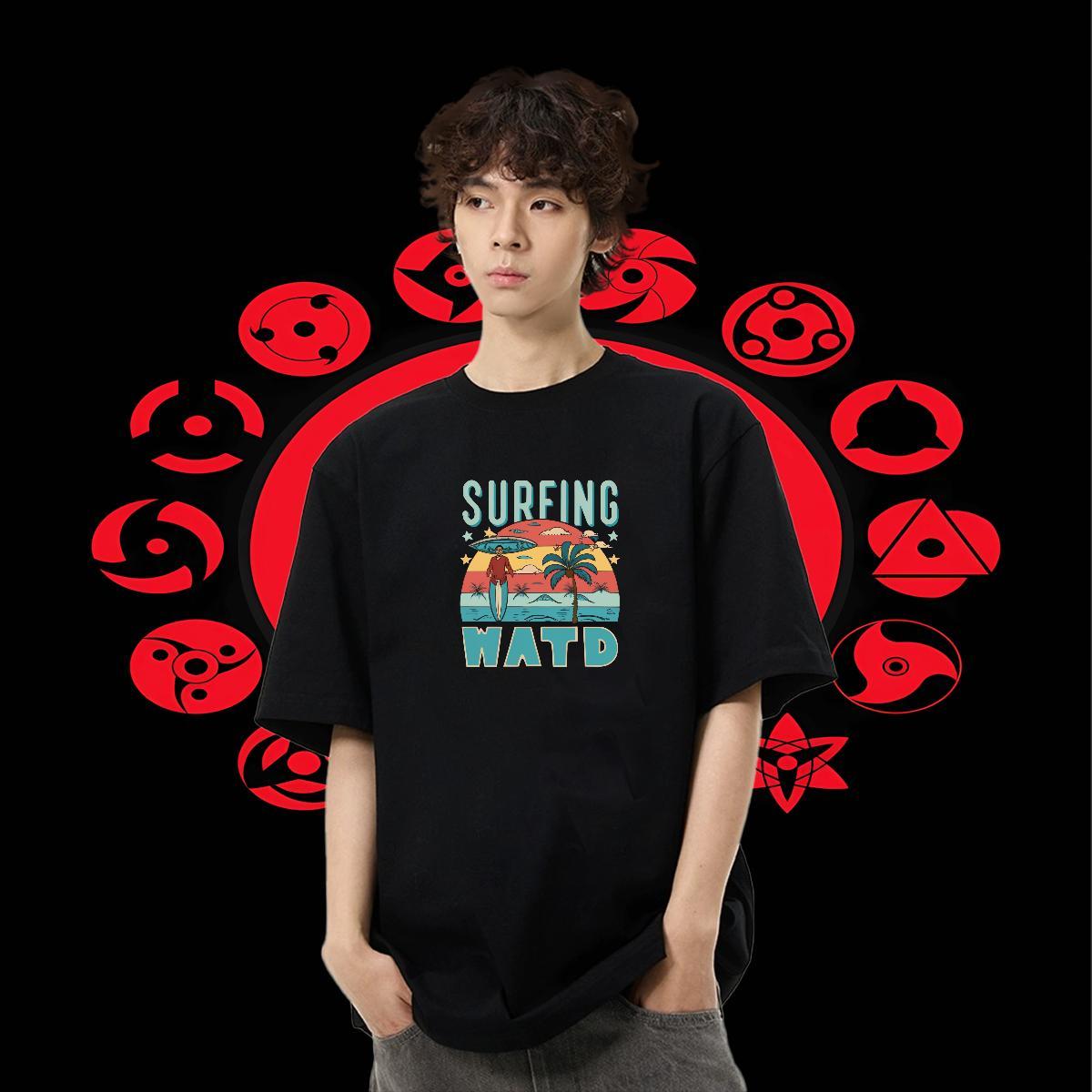Loose Men Tshirts 230g Cotton Casual Beach beach Customized Print Short Sleeve O-Neck Fashion Designer T-Shirts for Men Clothings