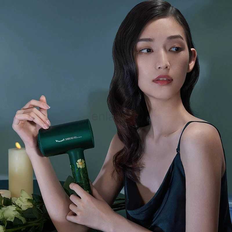 New SOOCAS H5 Anion 1800W Vangogh Hair Dryer Hair Care Negative Ion Home Quick Drying Hair Dryer For Dormitory StudentsY240729