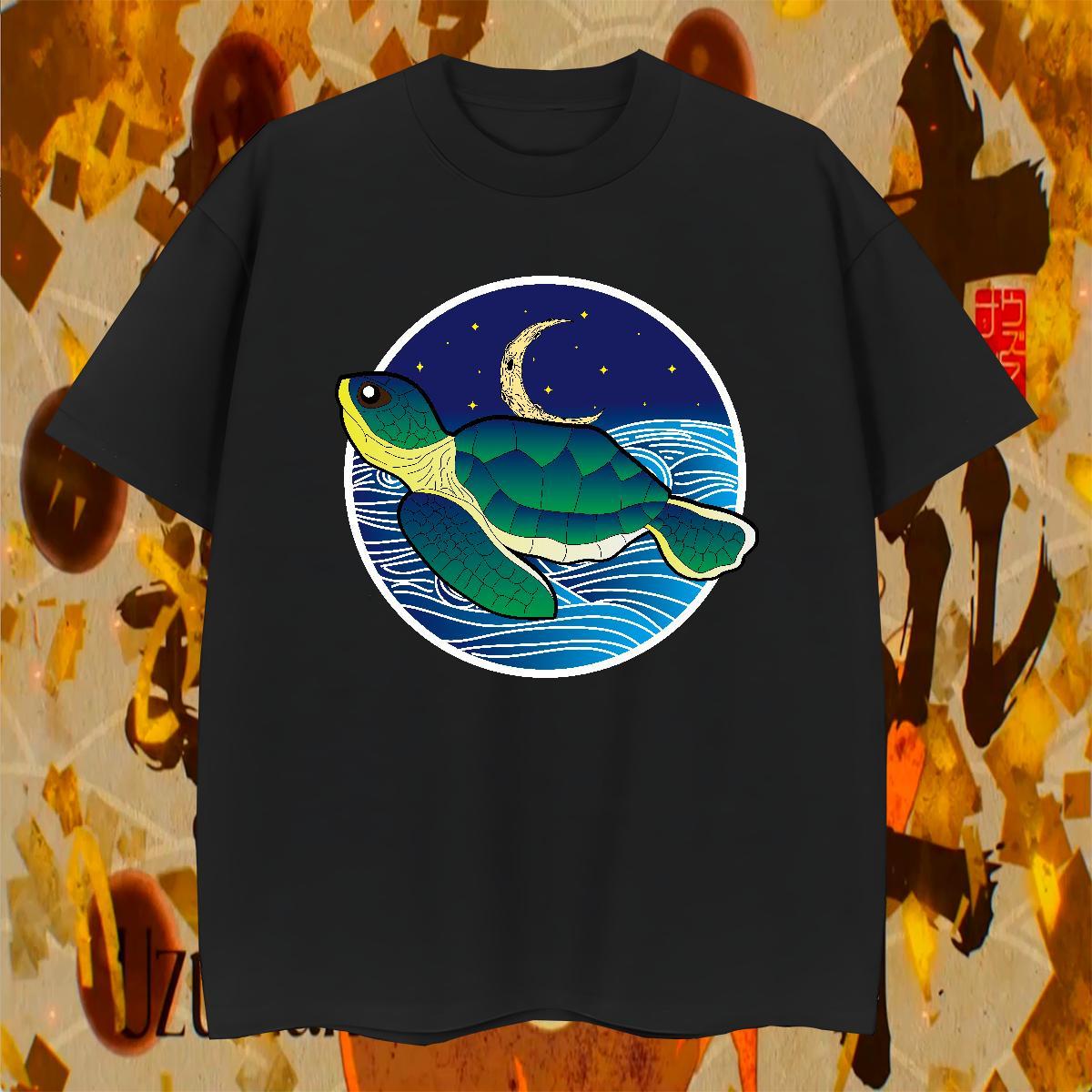 Popular Men Tshirts 230g Cotton Summer Casual tortoise DIY Logo Oversized Round Neck Short Sleeve Fashion New T-Shirts for Men Tops Tees