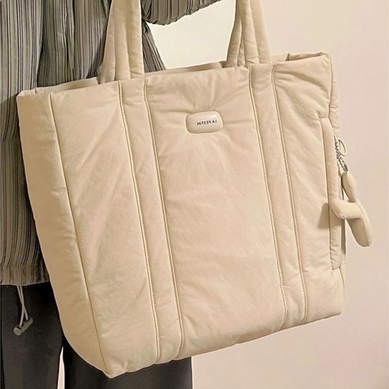 Filled cotton laptop horizontal bag 13 14 inch laptop bag suitable phone case bag 240903