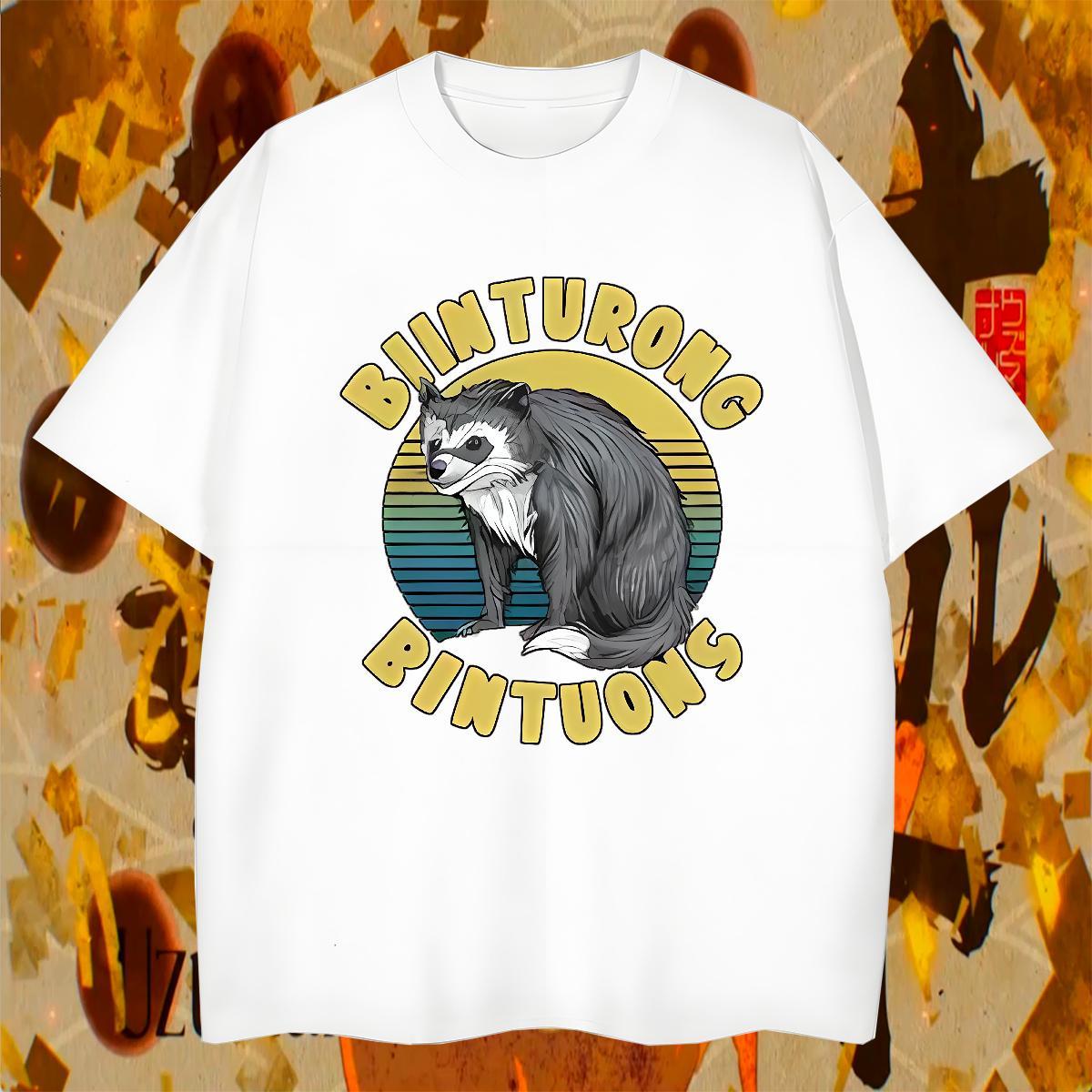 Free Shipping Men Tshirts 230g Cotton Outdoor fox Customized Breathable Crew Neck 2024 Summer T shirt Wear