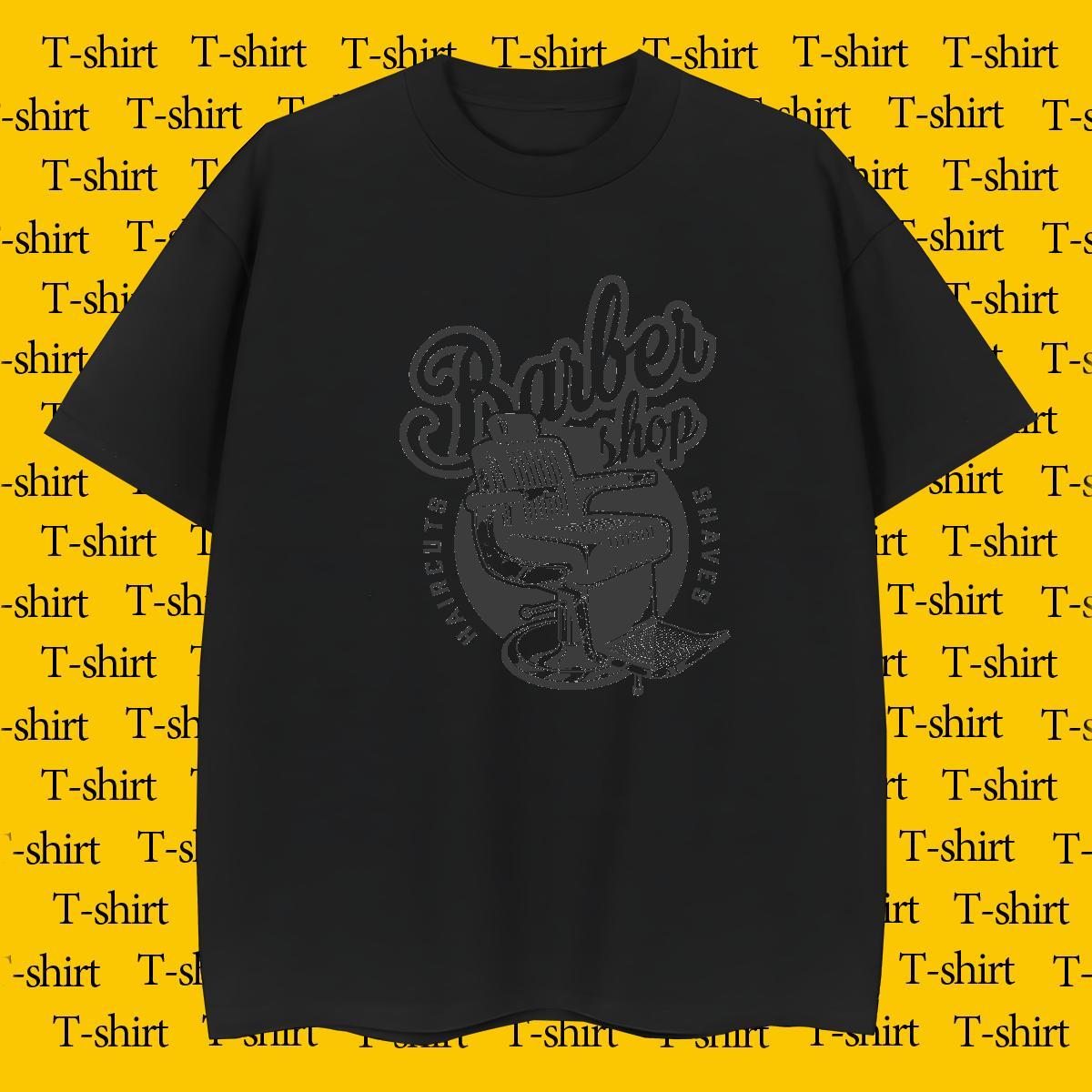 Unisex Mens Tshirts 230g Pure Cotton Anime Printing Street tool DIY O-Neck Short Sleeve Custom T Shirts Men Polos