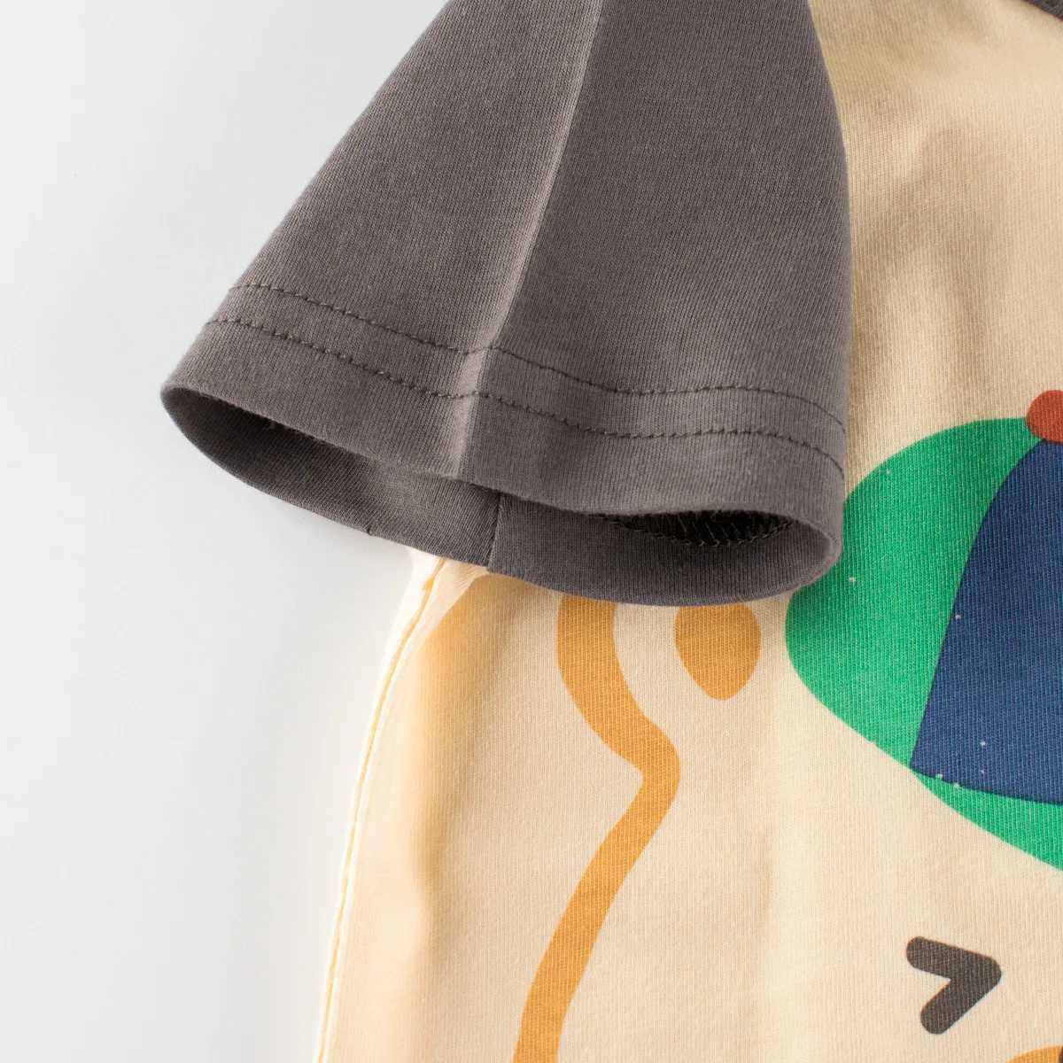 T-shirts 1-9T Toddler Kid Cotton Tshirt Baby Boy Girl Summer Clothes Short Sleeve Infant T Shirt Casual Basic Tee Top Childrens OutfitL24729