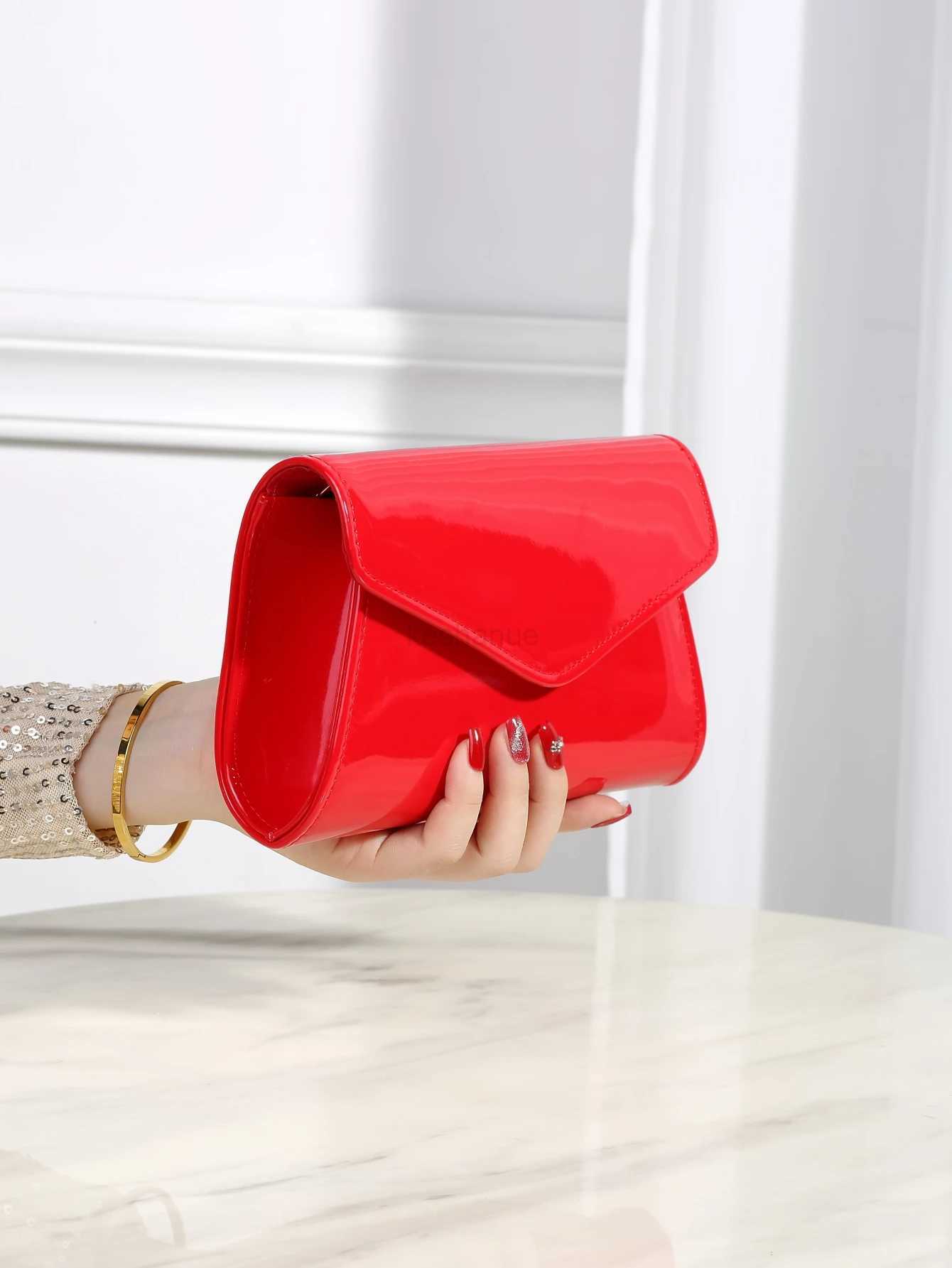 Luxury Evening Bag Glamorous Elegant Exquisite Quiet Luxury Solid Color Pu Leather Womens Clutch Bag Square Bag For WomanXJ240729