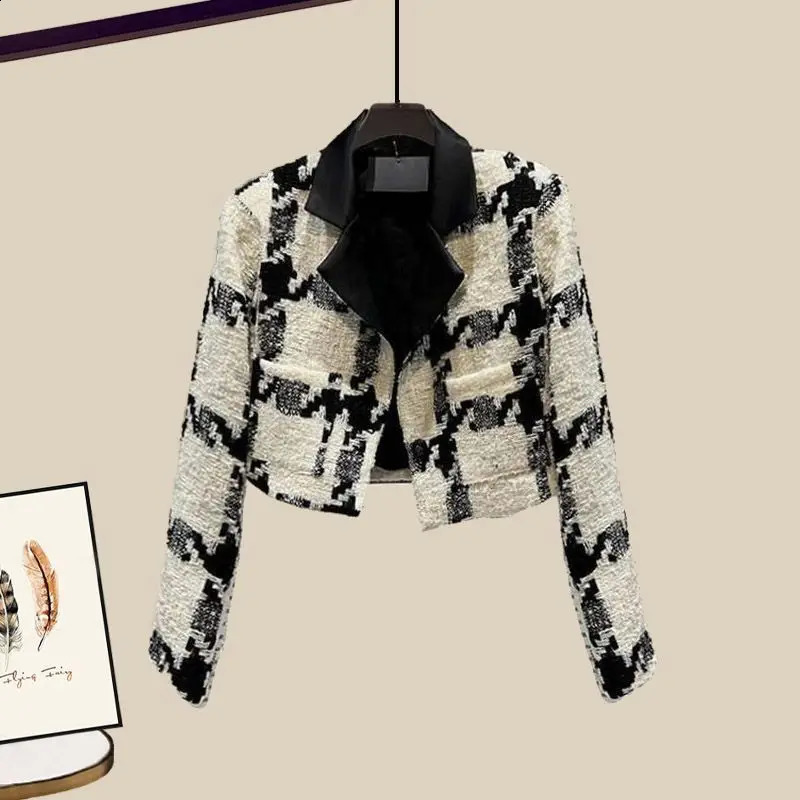 Fashion Womens Set SpringSummer Korean Edition High end Short Clothes Age Reducing Dress Two piece 240827