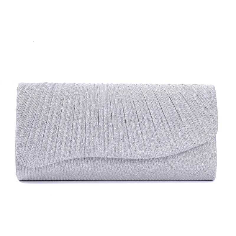 Women Evening Clutch Bag Female Crystal Day Clutch Wedding Purse Party Banquet Black Gold Silver Clutches Bag Sequin ShoulderXJ240729