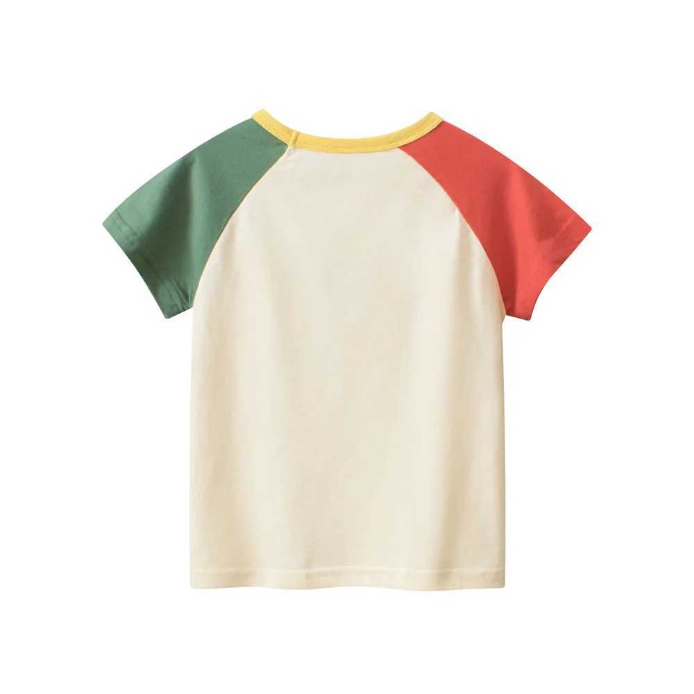 T-shirts 1-9T Cotton Infant T Shirt Toddler Kid Tshirt Baby Boy Girl Summer Clothes Short Sleeve Basic Tee Top Childrens OutfitL24729