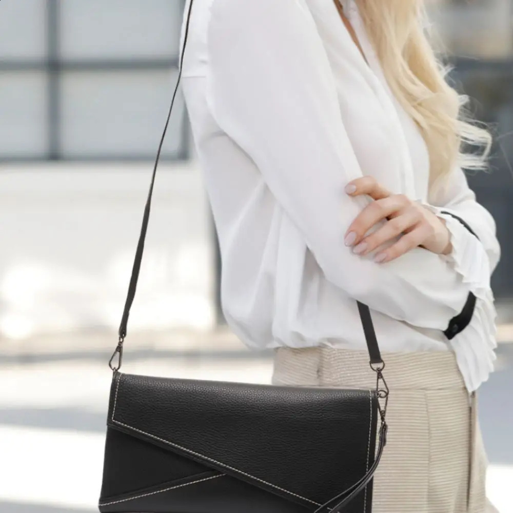 Womens Fashion Retro Handbag Minimalist PU Soft Leather One Shoulder Crossbody Bag 240729