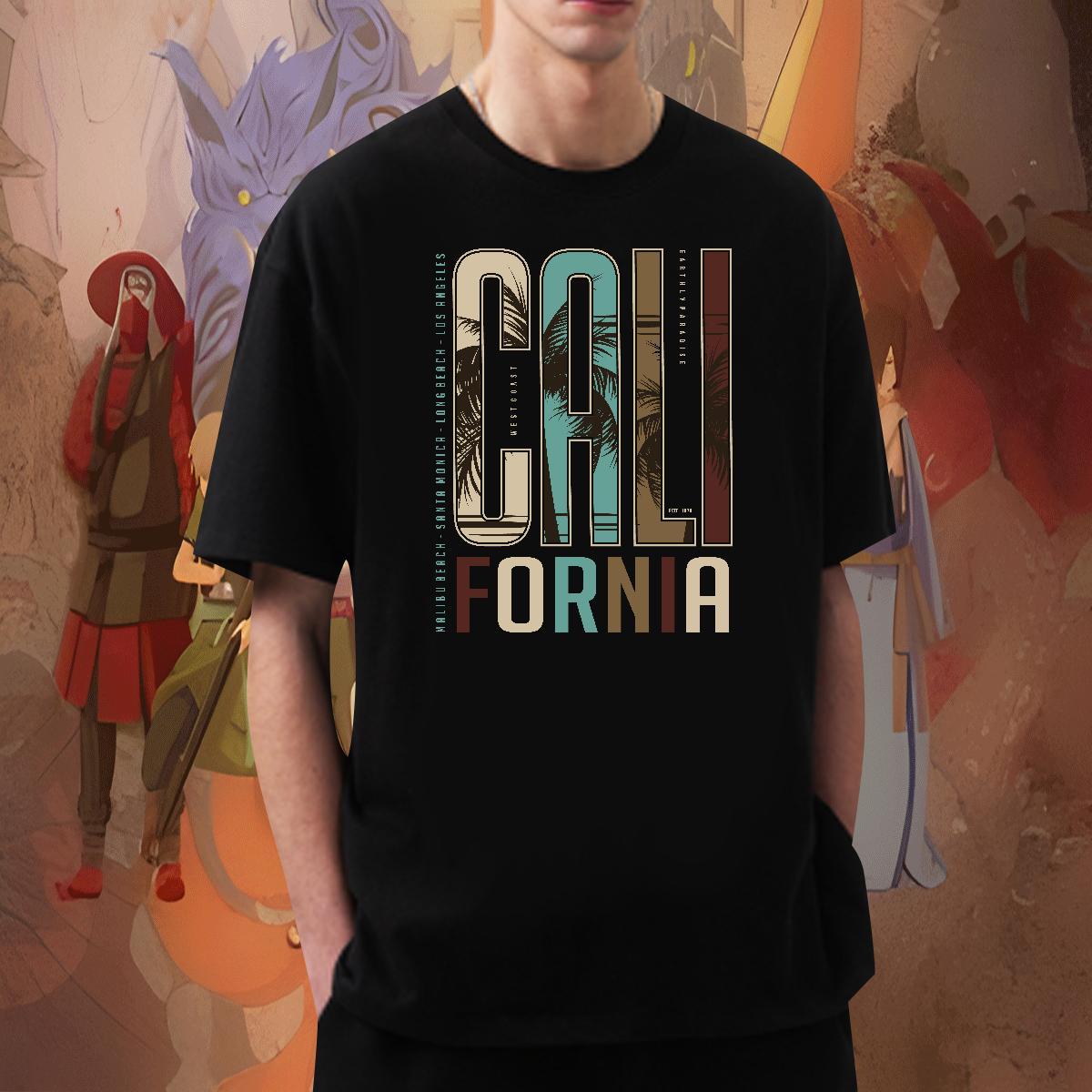 Classic Men Tees 230g Cotton Anime Printing Street letter Oversized Round Neck Short Sleeve Fashion Design Mens T Shirts Top Tees