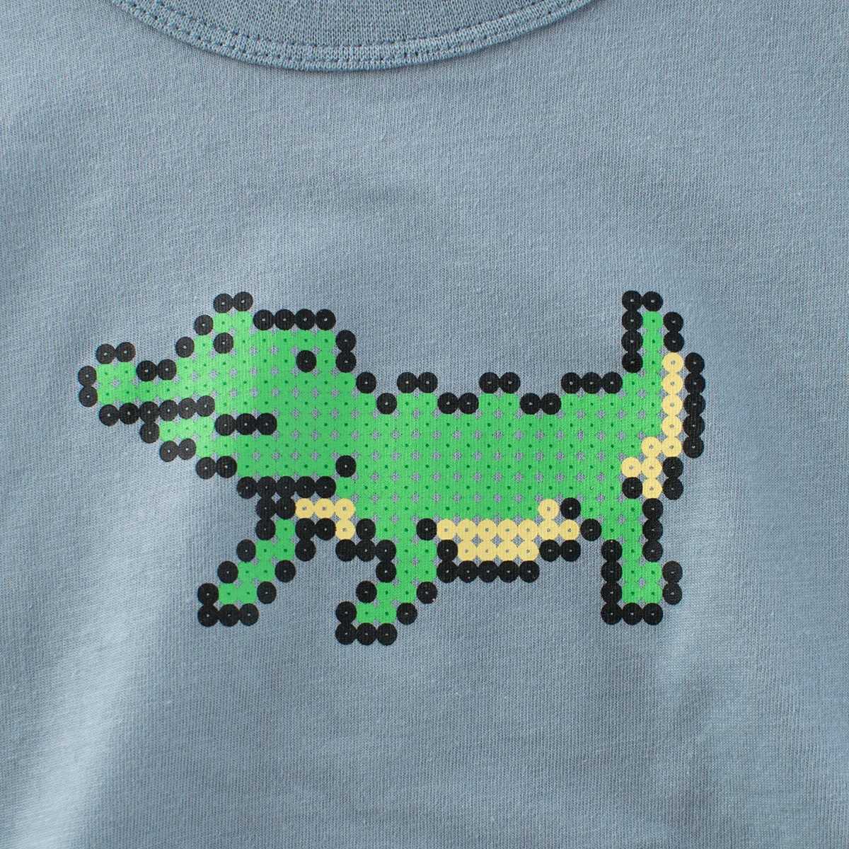 T-shirts Crocodile Print Boy T Shirt Cotton Toddler Kid Tshirt Baby Clothes Summer Casual Tee Top Short Sleeve OutfitL24729