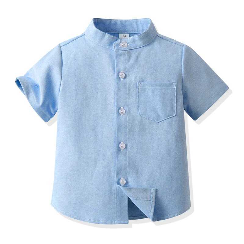 Childrens clothing solid shirts for children boys shirts long sleeved shirts girls and boys clothingW240729