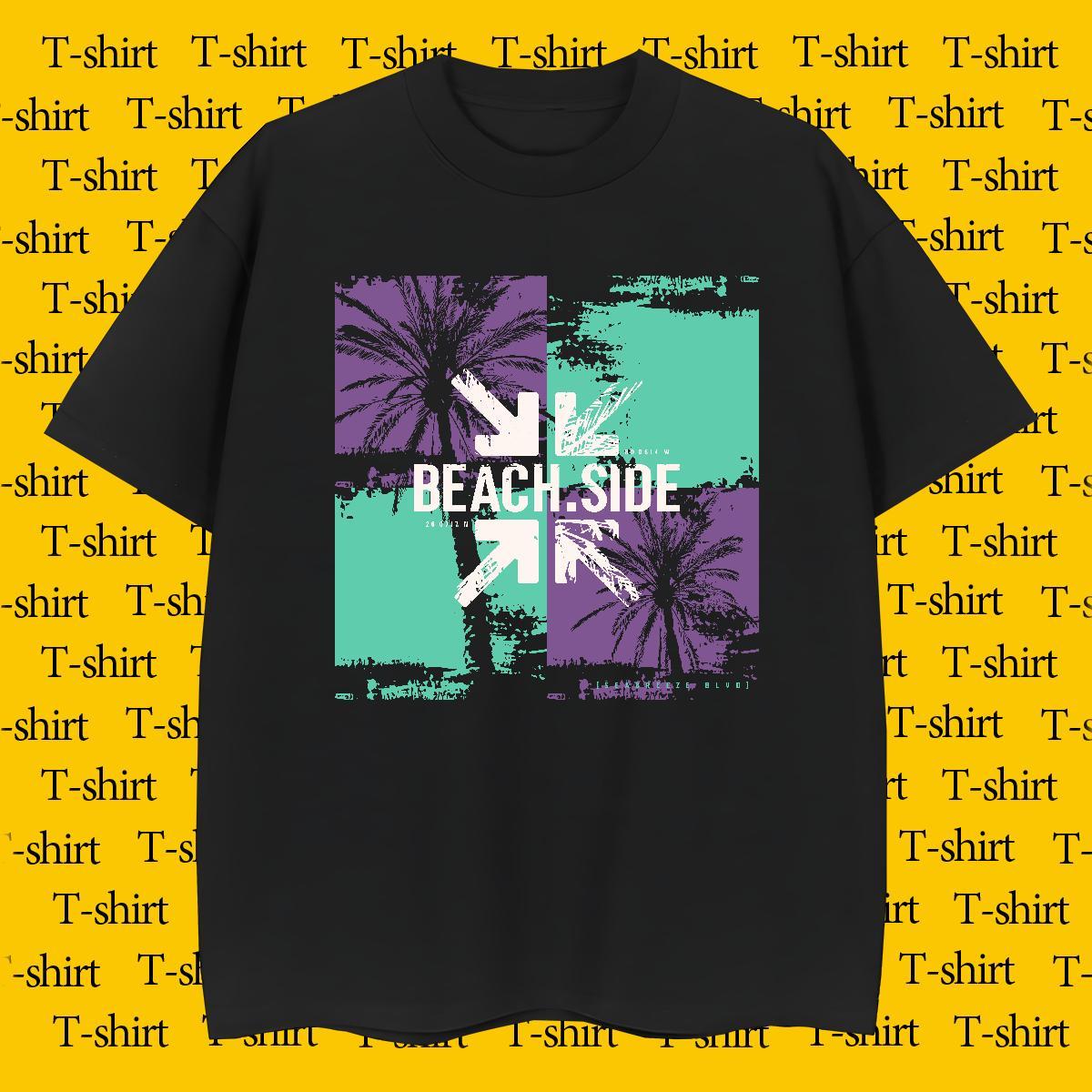 Comfortable Men Tshirts 230g Cotton Outdoor tree Custom Print Plus Size Breathable Stylist T Shirt For Man Tops