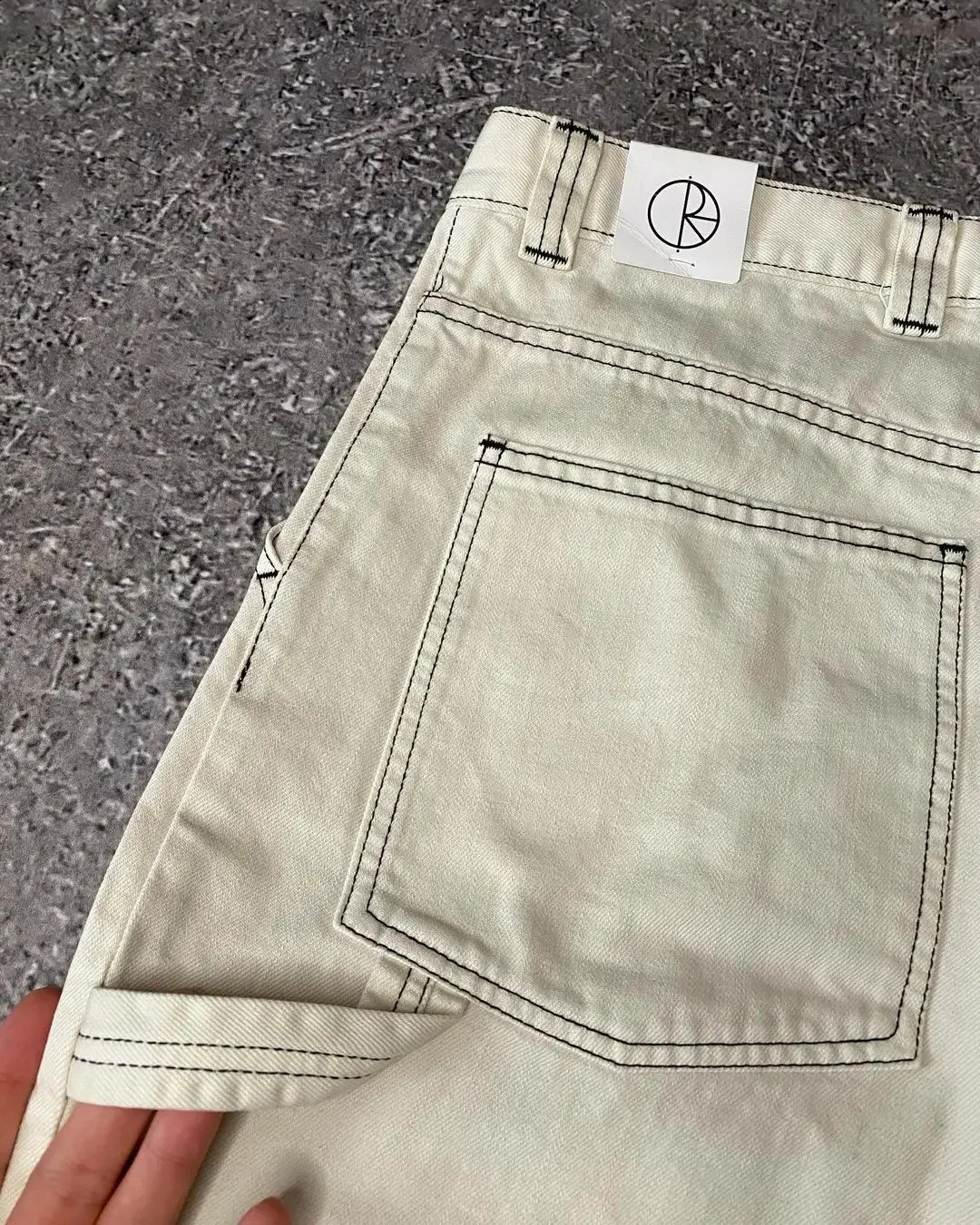 Big Boy jeans Y2K Harajuku embroidered cartoon characters white denim shorts mens and womens hip hop Gothic casual shorts 240729