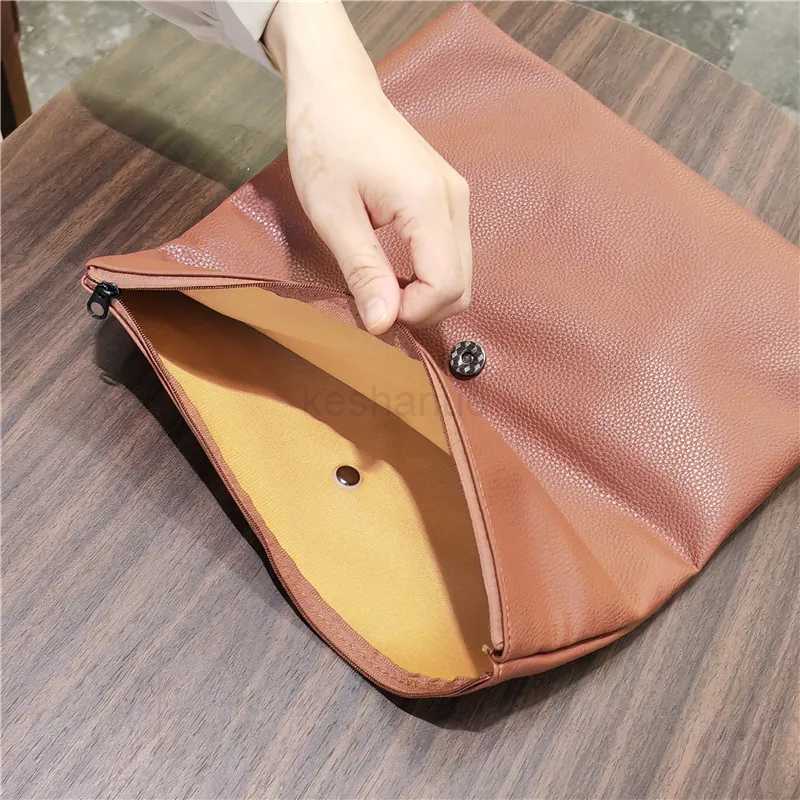 Personality lazy casual Women Clutches soft PU leather Lady evening bags Trend party girl Envelope Bag Phone Laptop BagsXJ240729