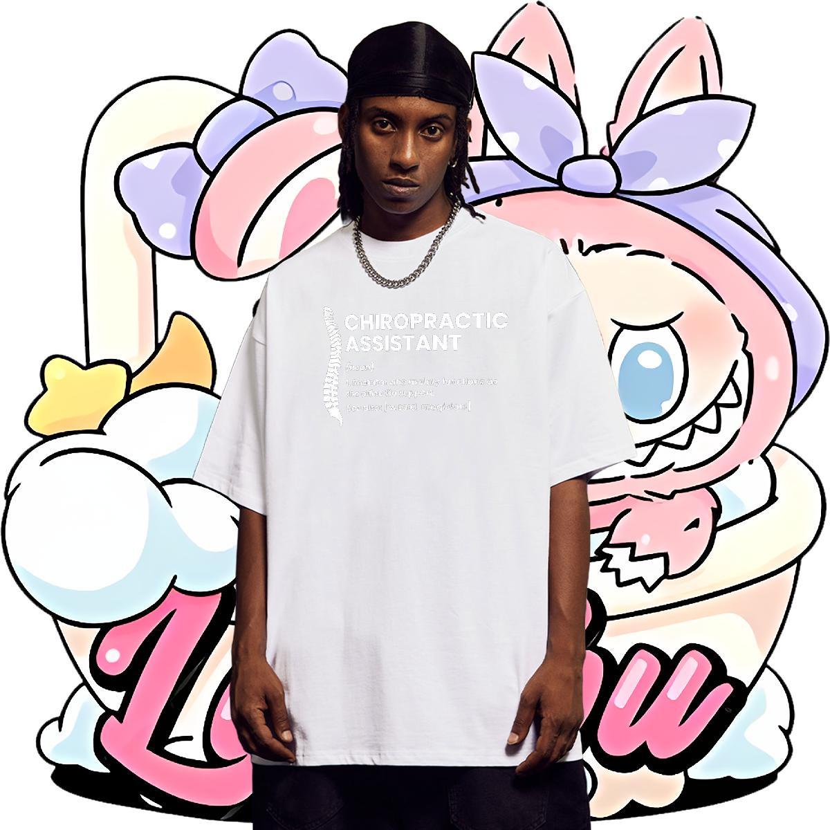 TOP Quality Tshirts 230g 100% Cotton High Street Hip Hop letter Plus Size Cartoon O Neck Short Sleeves Brand T shirt Tee Shirt