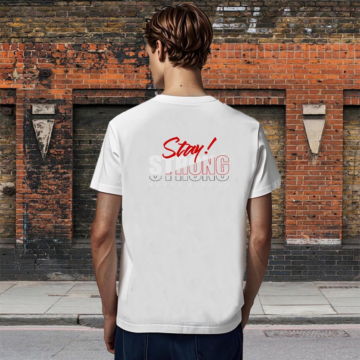 Loose Fit Men Clothes T-Shirt 230g Pure Cotton Sports Casual letter DIY Printed Breathable Crew Neck 2024 Designer T-Shirts for Men Tops Tees