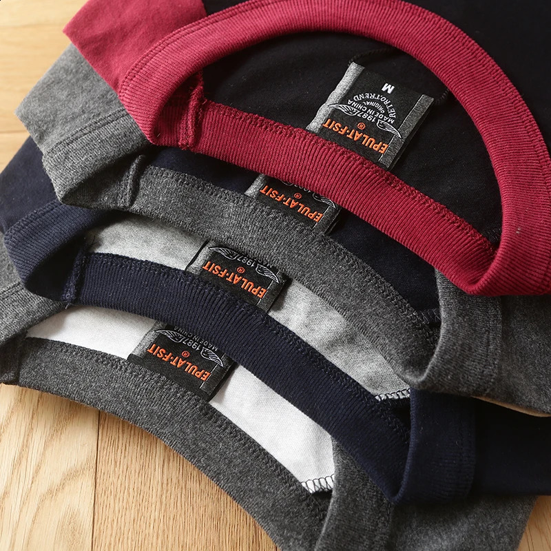 Summer American Retro Raglan Longsleeved Oneck Montage Tshirt Mens Fashion Simple 100%Cotton Washed Casual Sport Tops 240807