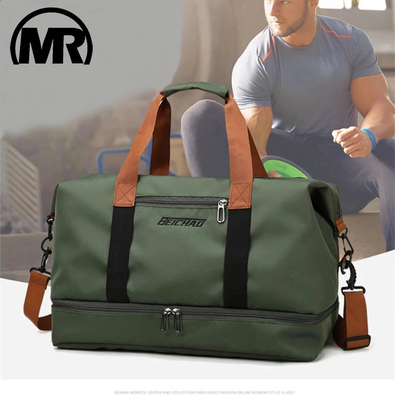 MARKROYAL Fashion Travel Bags For Women Large Capacity Mens Sports bag Waterproof Female Messenger Bag Dry And Wet Drop 240729