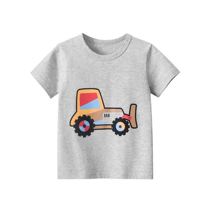 T-shirts 1-9T Infant Kid Boys T Shirt Toddler Kid Tshirt Cotton Summer Clothes Short Sleeve Casual Childrens Tee Top OutfitL24729
