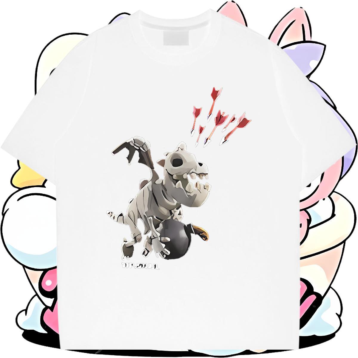 Wholesale Tshirts 100% Cotton 230g Sport dinosaur Custom Print Oversized O Neck Short Sleeves DIY Customized Mens T Shirts Tees