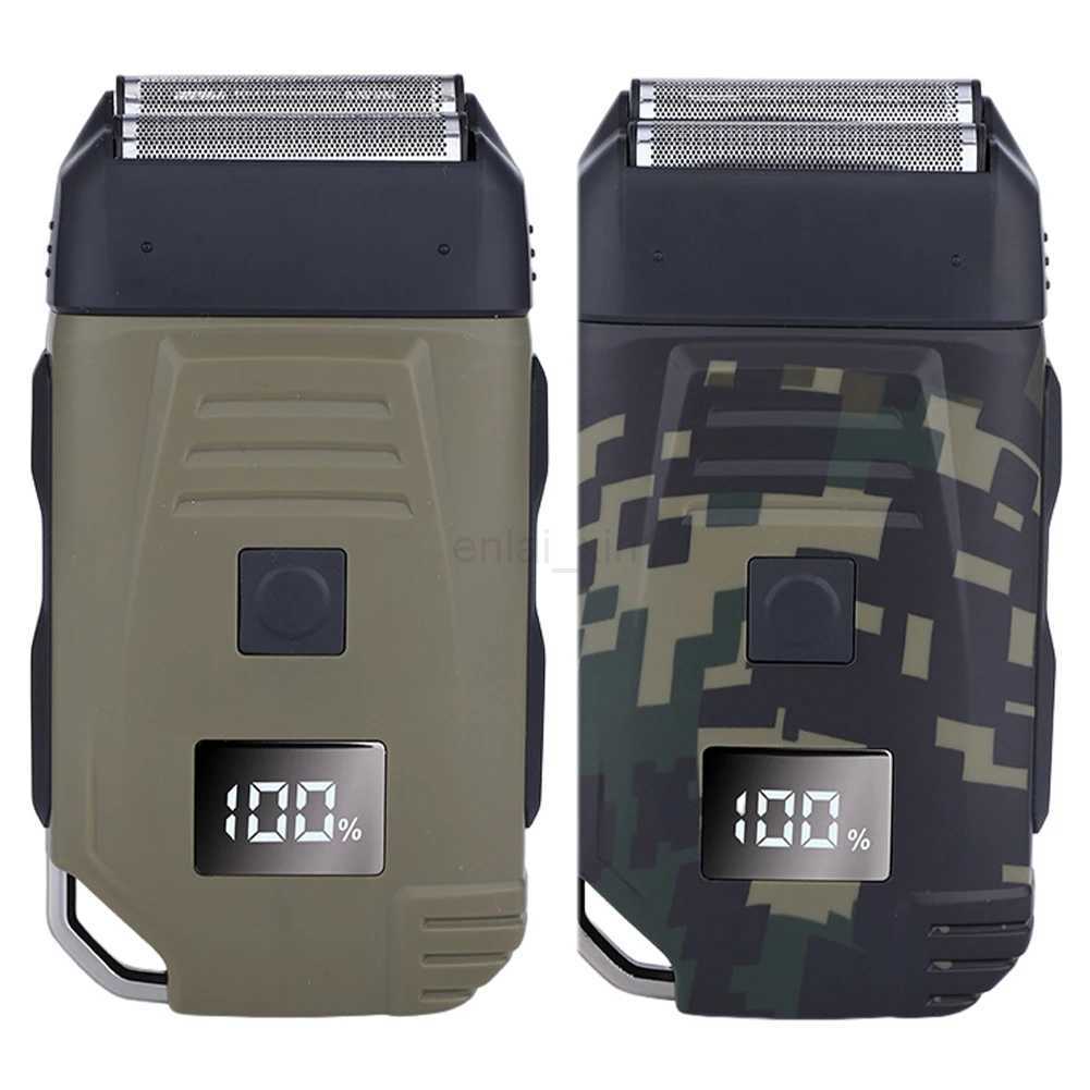 Men Facial Stubble Shaver Powerful Bald Head Shaving Machine USB Charging Waterproof Professional ToolY240729