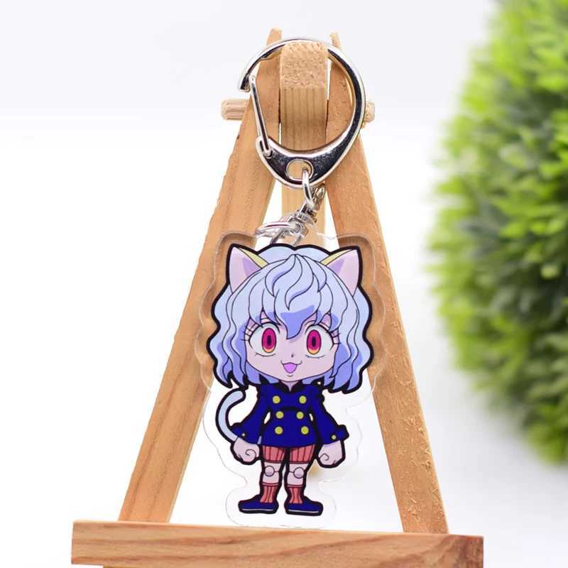 Janpanese Anime Keychain Arcylic Cartoon Figures Keyrings Cartoon AccessoriesL240729