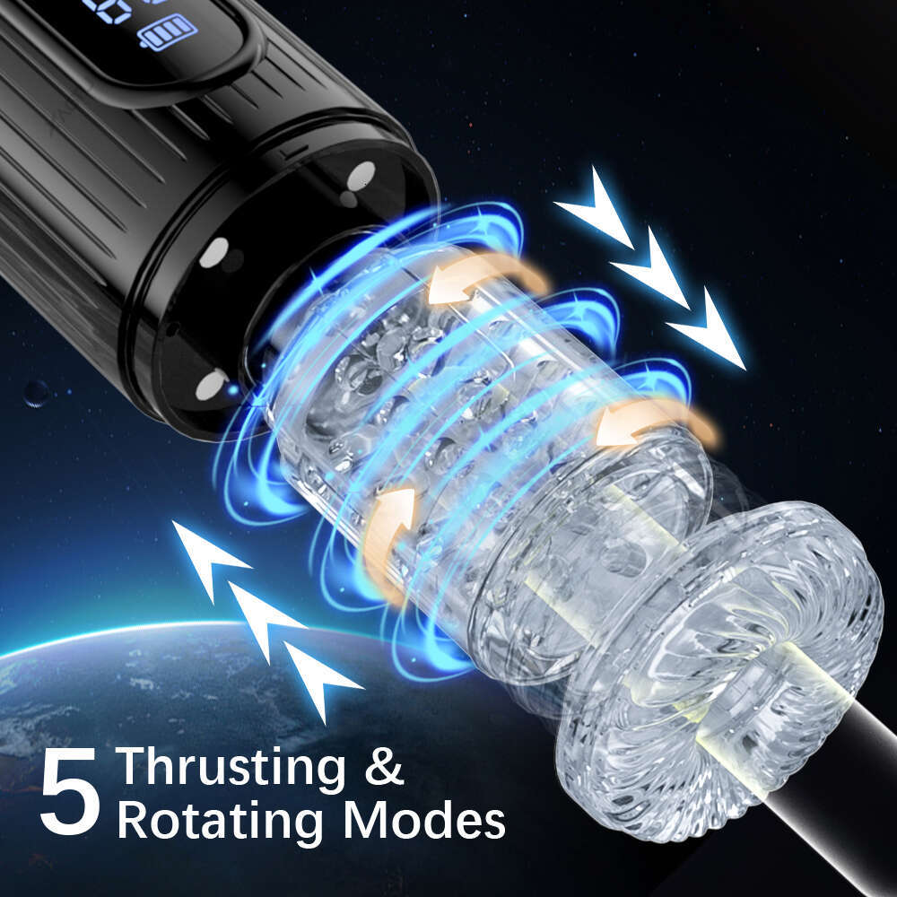 Automatic Male Masturbator Telescopic Rotation Sucking Machine for Men Simulation Piston Blowjob Adult Goods Sex Toy for Men