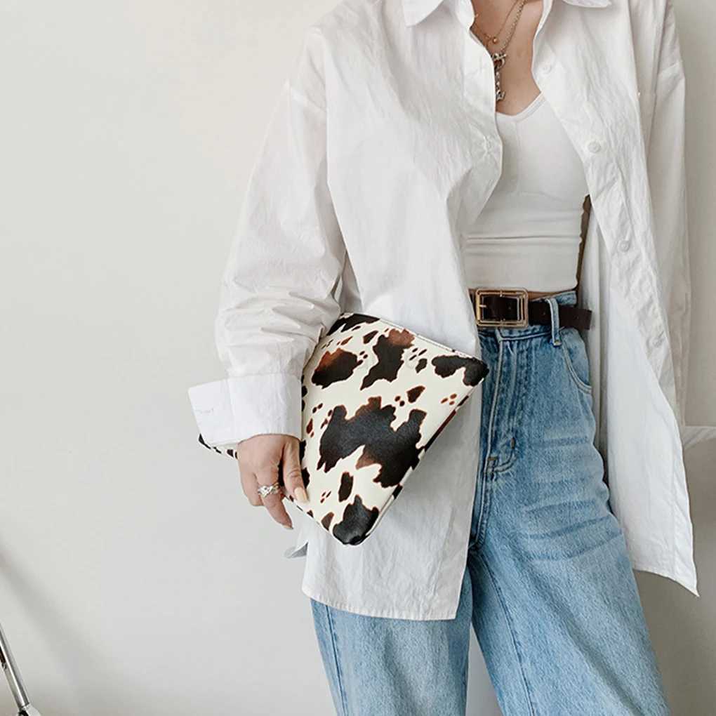 PU Sophisticated Clutches For Women Elegant And Handy Durable Timeless Compact Bags For Women Zebra fine grainXJ240729