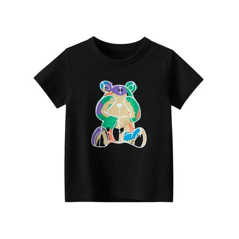 T-shirts 1-9T Print Kid Tshirt Toddler Baby Boys Girls Summer Clothes Short Sleeve Infant T Shirt Casual Loose Childrens Tee Top OutfitL24729