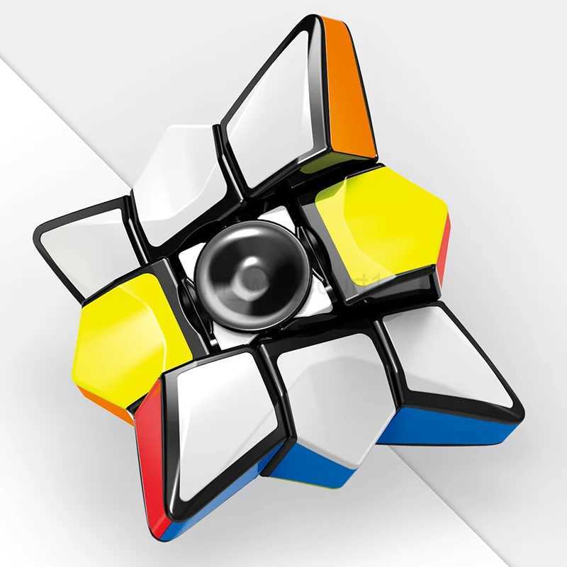 Cube Fidget Spinner Fingertip Gyro Fidget Sensory Stress Relief Fingertip Toy Antistress Hand Spinner Desk Adult Gyroscope ToysM240729
