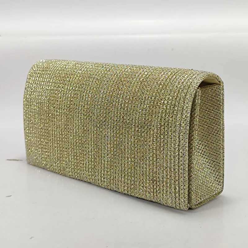 2024 Luxury Ladies Evening Bags Glitter Banquet Clutch Handbags Women Chain Shoulder Crossbody Bags Wedding Party Sling BagsXJ240729
