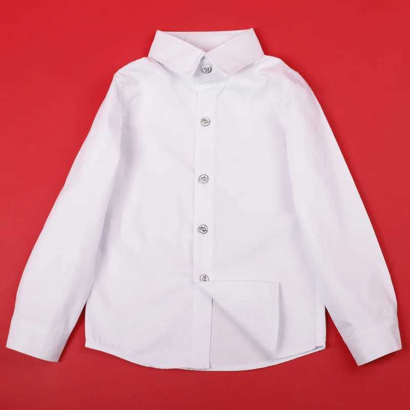 Teenage boy shirt boy school shirt girl lapel shirt white childrens birthday dress shirt 6 8 10 12 14 years oldW240729