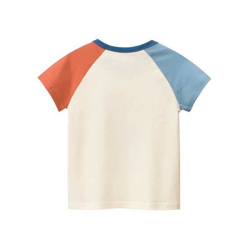 T-shirts 1-9T Summer Toddler Kdi Baby Boys Girls Clothes Cotton Infant T Shirt Short Sleeve Childrens Tshirt Cute Sweet Tee OutfitL24729