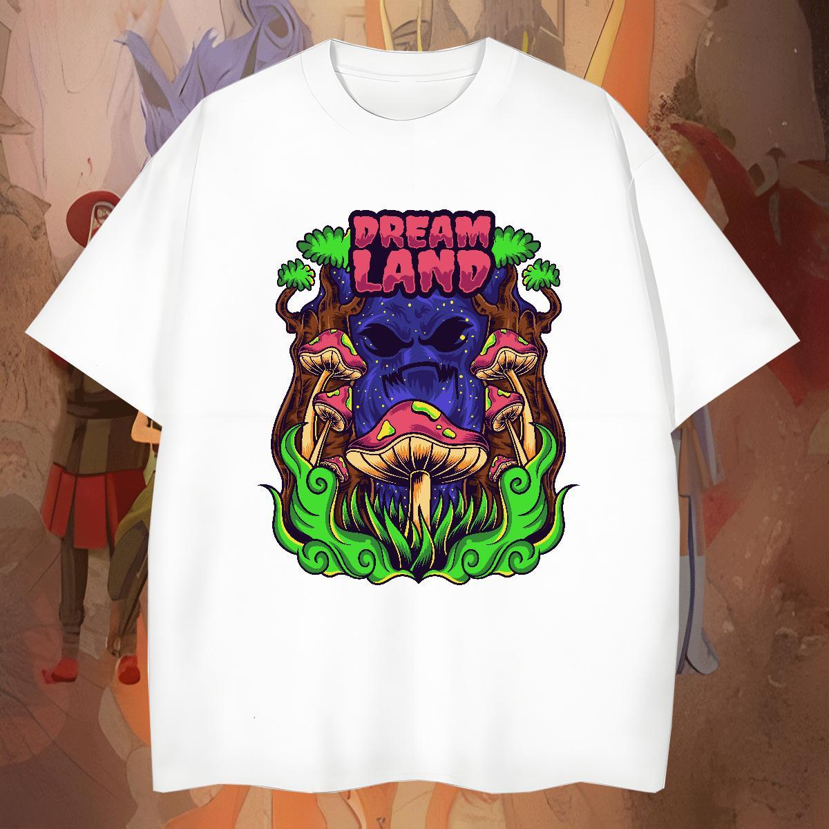 Free Shipping Couples T Shirts 230g Pure Cotton Anime Printing Street ET White Plus Size Breathable Short Sleeve 2024 New Man T Shirts Tops