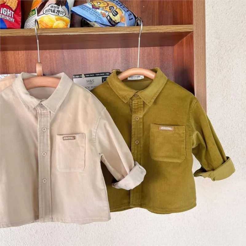 Spring and Autumn 2019 Girls and Childrens Boys Thick Warm Shirts Comfortable and Cute Baby Clothing Childrens ClothingW240729