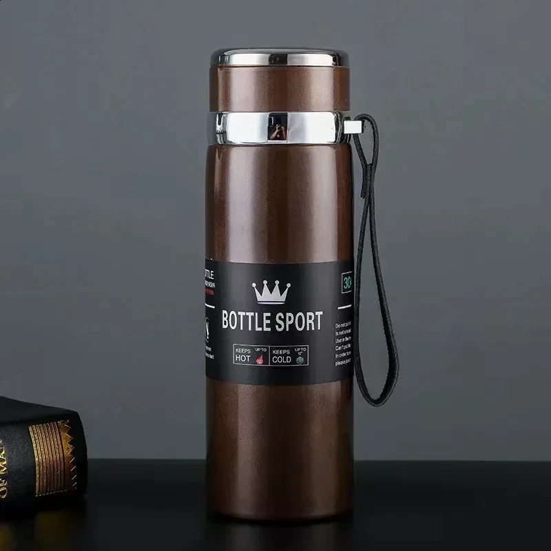 1L Thermal Water Bottle Keep Cold and Thermos for Tea Coffee Vacuum Flasks Stainless Steel 240729