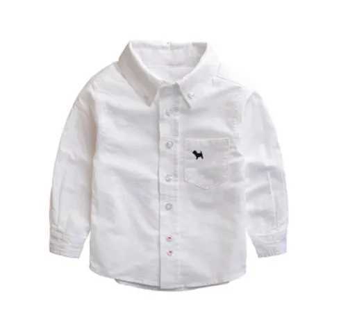 Hot selling 1 childrens boy shirt pure cotton childrens shirt 2-11 year old clothing baby boy birthday gift childrens clothingW240729