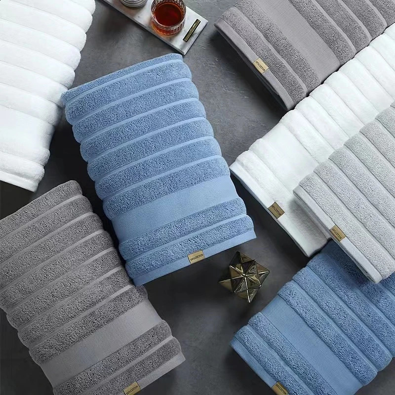 Large 100% Cotton Bath Towels Household pure cotton towel bathroom face towel strong absorbent soft do adult face wash bath 240729