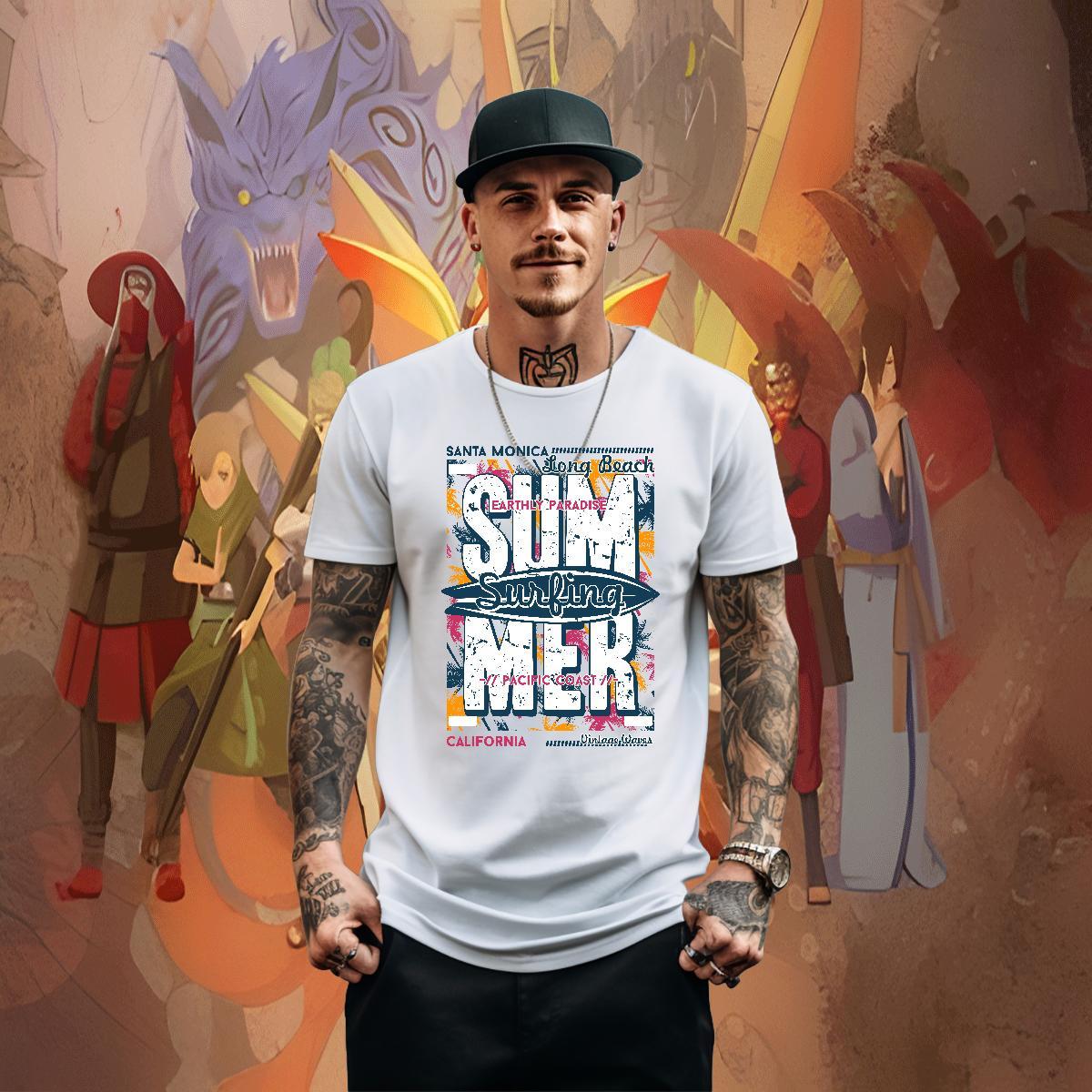 Free Shipping Mens Tshirts 230g Pure Cotton Casual Daily Wear letter Graphic Breathable DIY Customized T shirt Polos