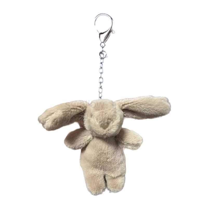 Cartoon Rabbit Keychain Womens Bag Wallet Purse Pendant Charm Fun and Unique Accessory for Phone Bags and KeysL240729