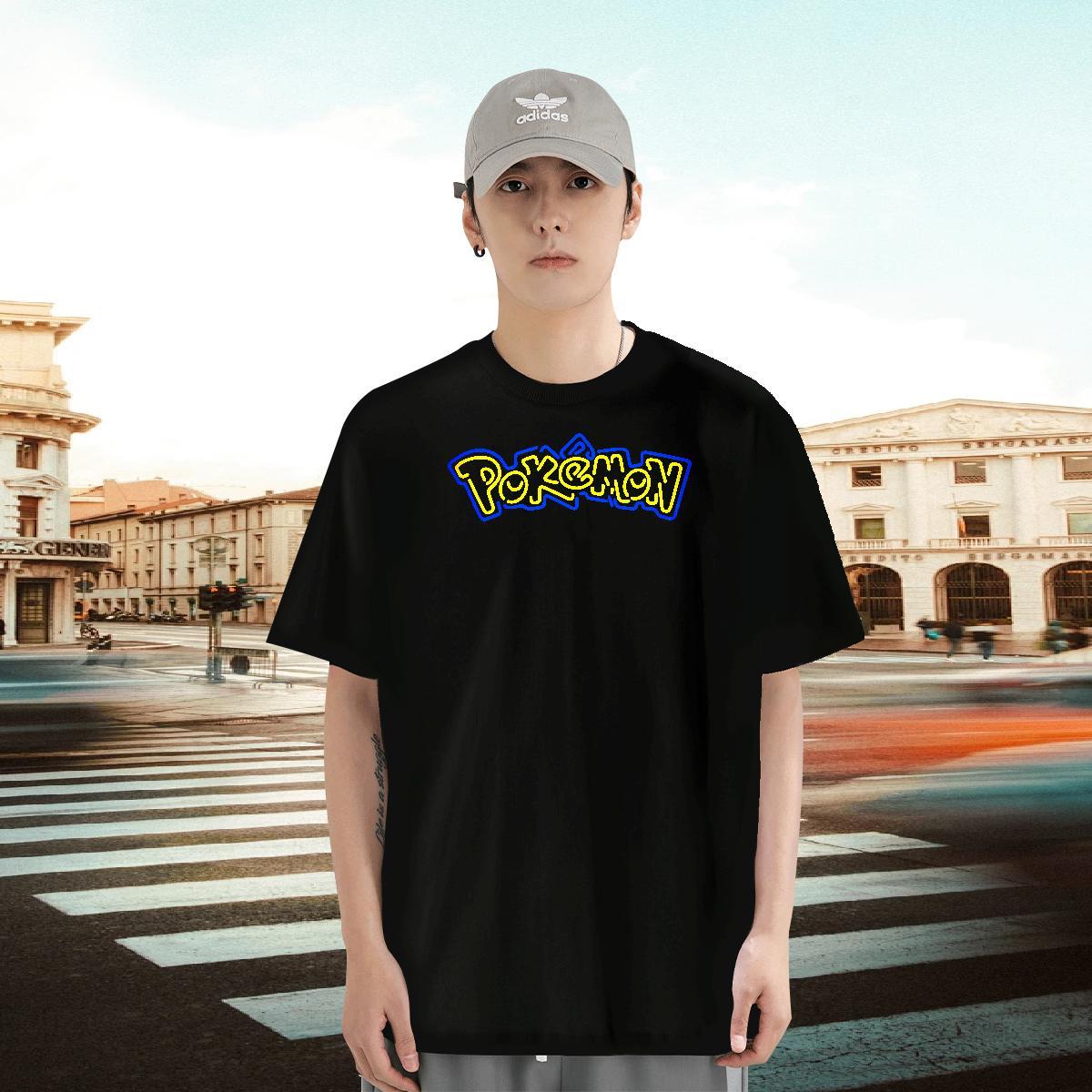 Popular Couples T Shirts 230g Cotton Hip Hop Street letter White Plus Size O-Neck Short Sleeve Brand T-Shirts for Men Tees