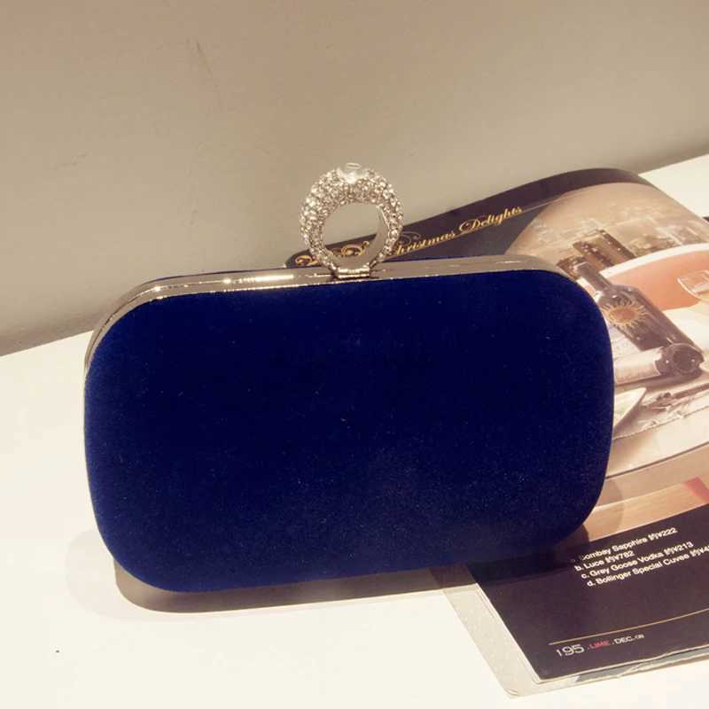 Black Velvet Small Phone Bag for Women Evening Party Purse and Handbag Crossbody Shoulder Bag Luxury Designer Clutch WalletsXJ240729