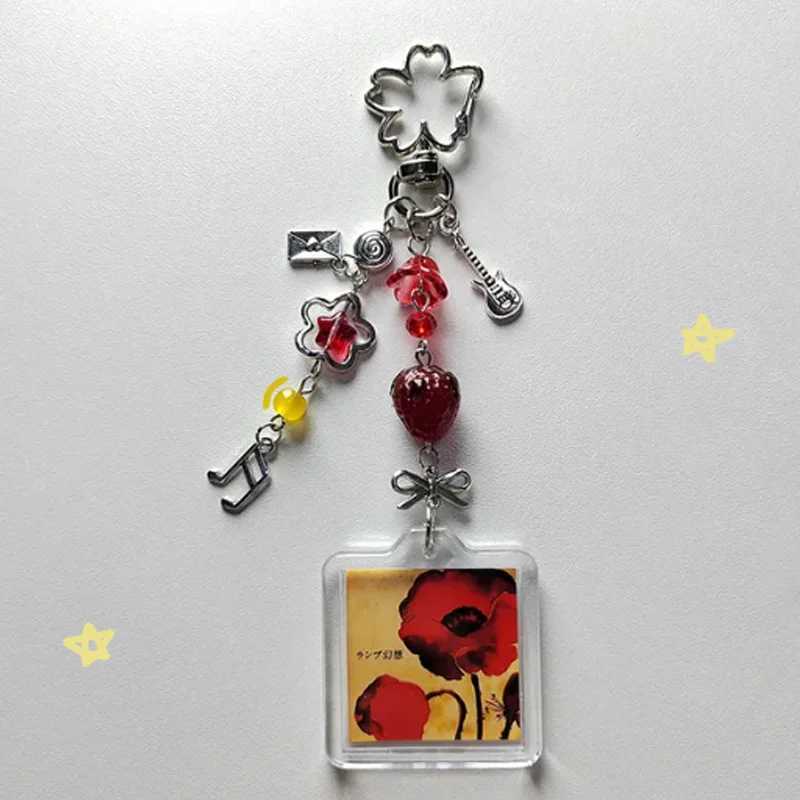 Handmade Lamp Genso Album Beaded Keychain Japanese 2000s Style W240808