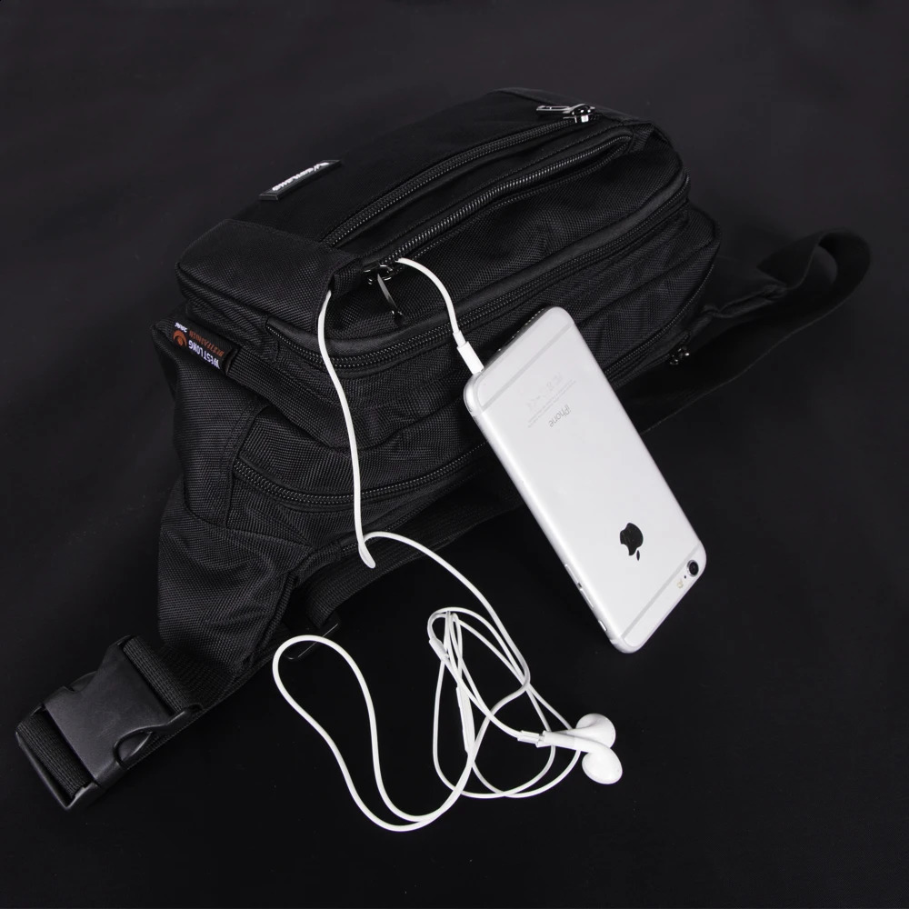 Fashion Waist Pack Casual Functional Men Waterproof Fanny Women Belt Bum Male Phone Wallet Pouch Bags Unisex 3935 240729